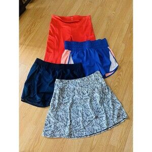 Bundle x4  Women’s XL Workout Clothes  Skirt Running Shorts Leggings Avia Apana